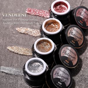 Vernis à ongles 4 couleurs / set Nail Art Sirène Opale perle série coquillage Poudre Gel Vernis Émail UV Gel Paillettes Platine Vernis À Ongles Laque 230715