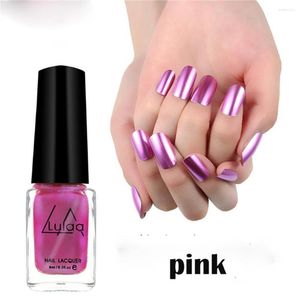 Vernis à ongles 6ML LULAA 5 couleurs métallique longue durée effet mat maquillage ruban miroir Gel vernis de beauté Gellak