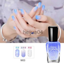 Nagellak 7 ml Gradiënt Nagellak Temperatuur Kleur Veranderend Geen Tearoff Waterdicht Sneldrogend Manicure DIY Nail Art Vernis TSLM1 x0806