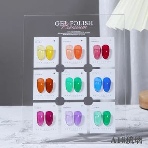Nagellak 9 kleuren nagellak Hybride vernis Gel Amber Wijnrood Nagelijs Transparante kleur Toplaag Glitter Amber Nagelglaslijm 231020