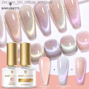 Nail Polish Born Pretty 7ml 9D Laser Cat Magnetic gel Nail gel Pink Magnetic gel Soak Off UV LED nail polish UV gel Need Pink Nude Base Z230802