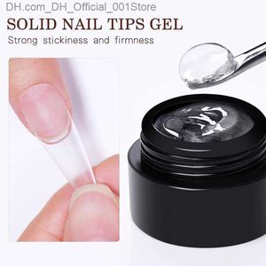 Vernis à ongles Born Pretty Solid Nail Tips gel Set Arcylic False Nail Tips pour Extension Tool Set Strass Autocollant Nail Glue Processing Tool Z230804
