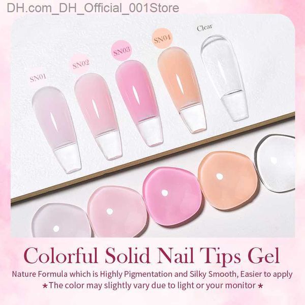 Esmalte de uñas Born Pretty Solid Nail Tips gel 5g transparente UV LED función gel UV lámpara extensión de uñas gel spray nail art gel barniz Z230804