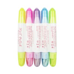 Nagellak reiniging removerborstelcorrector pen nail art tools uv gel nagels poetsters ontgroeners manicure accessoire