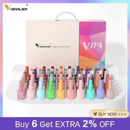 Nagellak Fashion Color Venalisa Gel Polish Kit VIP4 HEMA GRATIS Emaille Vernish voor Nail Art Design Hele set Nagelgel Learner Kit 230927