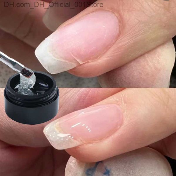 El pegamento de reparación de uñas de fibra de esmalte de uñas es inofensivo, adecuado para uñas rotas, gel UV, fibra de vidrio duradera, accesorios de procesamiento de gel de extensión Z230802