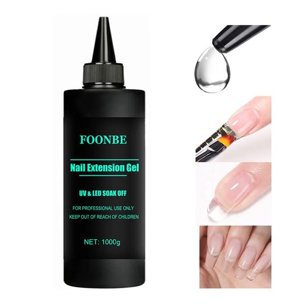 Vernis à ongles haute capacité 1000g, couche de finition mate/trempée, Base amovible, embouts d'apprêt, colle d'extension de renforcement, Gel fonctionnel 231020