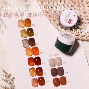 Nagellak Jelly Clear Thermo Schildpad Amber Gel Nagellak Semi Permanente Uv Vernis Hybrid Nail Art Color Gel Jelly Nagellak 230711