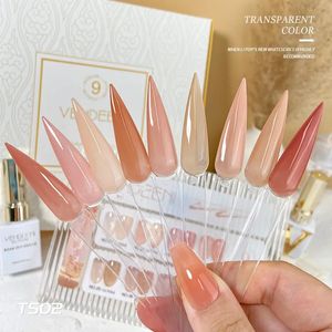 Esmalte de uñas Jelly Gel Semitransparente Color desnudo Nail Gel Polish Clear Pink French Gel Barniz Soak Off UV LED Gel para uñas 230928