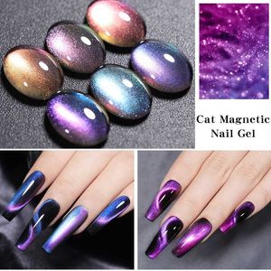 Vernis à ongles Lilycute 7ml Cat gel magnétique vernis à ongles esmaltes semi-permanente gel de ongle magnétique pailleté.