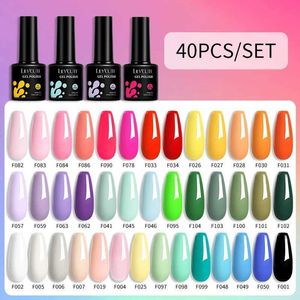 Nagellak lilycute 7 ml gel nagellak set nagelkunst kleurrijke glitter nagel gelset Vernis semi permanente manicure set afwezig UV gel y240425