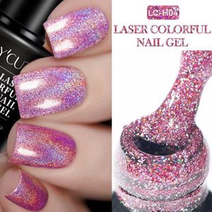 Vernis à ongles Lilycute 7ml GLITTER LASER GEL GEL POLOSI PURPLE GET STIMINGHING RUON RULIS DE NOI