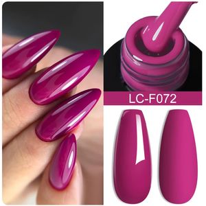 Nagellak LILYCUTE 7ML Pruim Kleur Gel Art Vernis Semi Permanente Manicure DIY Losweken LED UV Base Top Coat Ongle 231020