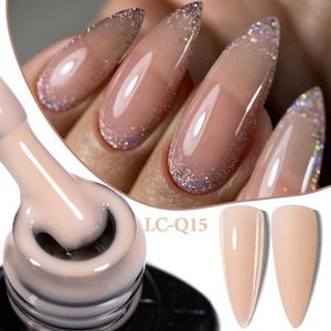 Nagellak lilycute 7 ml snelle verlenging gel nagellak helder naakt melk witte constructie harde gel semi permanent rubberbasis gel vernis y240425