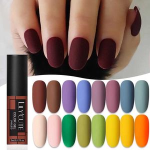 Nagellak lilycute uv gel nagellak heldere zoete kleur rode mathybride semi permanent afweek af van UV LED gel nail art ontwerp varnishe y240425