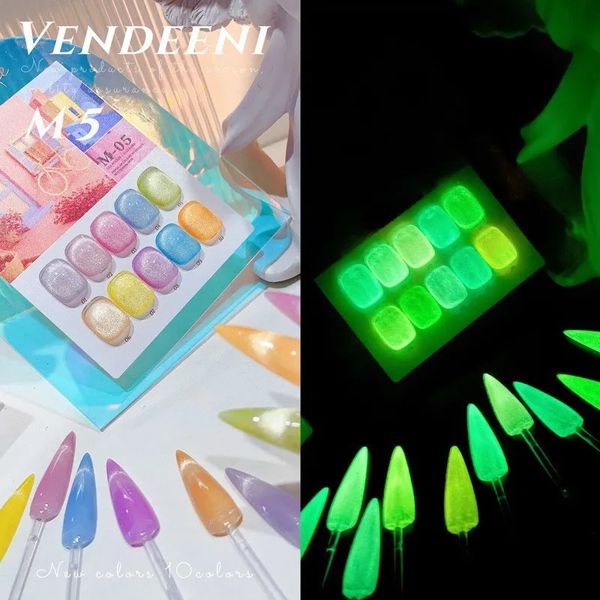 Esmalte de uñas luminoso 9D Magnético Ancho Ojo de gato Esmalte en gel para uñas 8 ml Nails Art Polish Gel Laca Imán UV / LED Soak Off UV Gel Barniz 230928