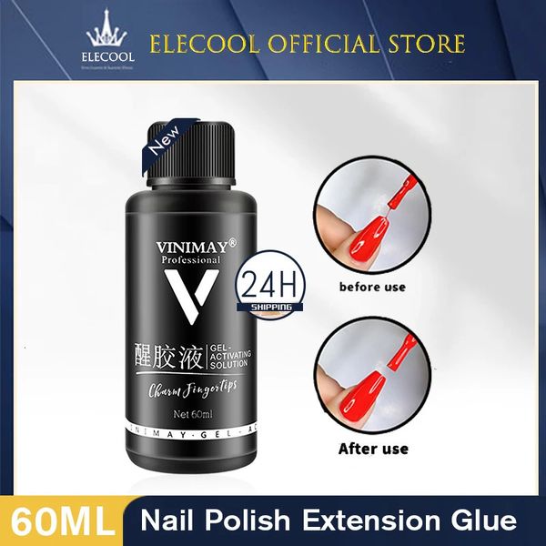 Esmalte de uñas Extensor de esmalte de uñas Pegamento funcional Base diluyente Pegamento Capa de sellado Líquido reconciliado Pegamento para despertar Líquido WakeGlue 30 ml/60 ml 231020