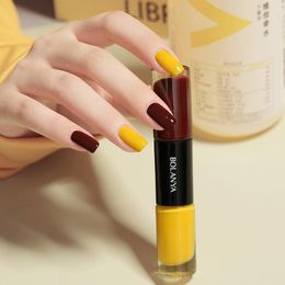 Vernis à ongles bicolore à base d'huile, sans cuisson, séchage rapide, durable, ne se décolle pas, pièce brillante, ensemble complet, livraison directe, Otzfp