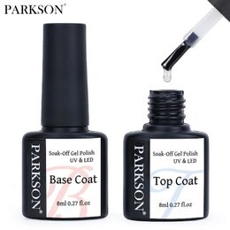 Nagellak Parkson No Wipe Top Base Coat Gel polish Design Enhancer Vernis Semi-permanente Losweken UV LED Art Tool 231020