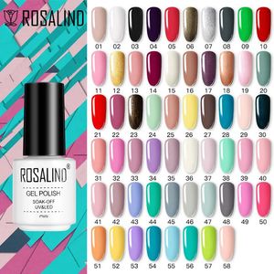 Vernis à ongles ROSALIND Gel Vernis hybride Semi Permanent Acrylique Art Soak Off Top Base Coat Pure Color UV 231020