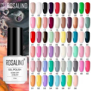 Nagellak ROSALIND Nail Gel Polish Neon Hybrid Varnish Semi Permanent Nail Art Design Soak Off Top Base Coat Esmalte UV Gel Nagellak 230706