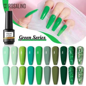 Nagellak Rosalind glanzende gel nagellak groene macaron 100 kleur uv nagel email semi permanent vernisbasis nail art top primer d240530