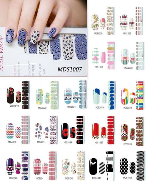 Bandes de vernis à ongles imperméables, enveloppes d'ongles, joli motif de dessin animé, autocollants, Patch pour femmes, autocollants d'art, DIY bricolage, 5902613