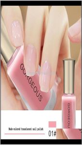 Vernis à ongles Gelée subtransparente Vernis translucide Séchage rapide Laque transparente 10 ml Bonbon Couleur Nude Protection de l'environnement N2Jmx 9734807