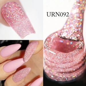 Esmalte de uñas UR SUGAR 75 ml Glitter Lentejuelas Gel Rosa Azul Astilla Verano UV LED Bling Soak Off Art Barniz 231020