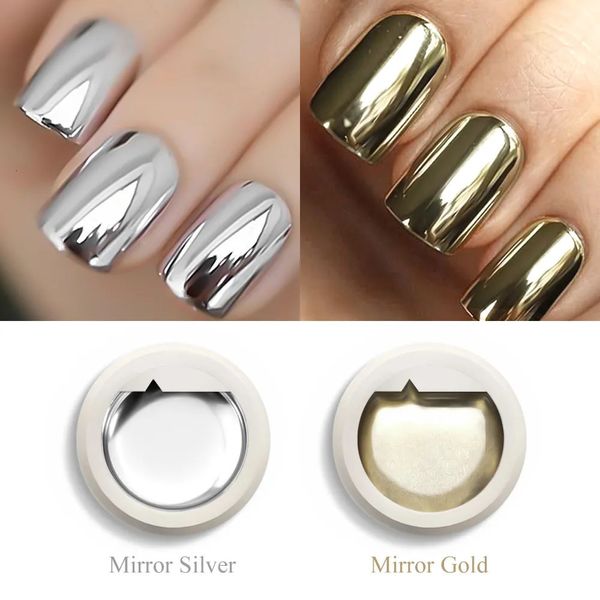 Vernis à ongles Venalisa Argent Or Métal Super Effet Miroir Peinture Gel GDCOCO Couleur Pure Néon Pierre Précieuse Soak Off UV LED Vernis À Ongles Gel 231016