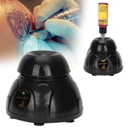 Nail Practice Display Electric Tattoo Pigment Ink Shaker Stirrer Polish UV Gel Vortexer Mixer Black Art Shaking Machine 100 240V 230421