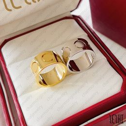 Nagelring Groot model Liefdesband Trouwringen voor heren Trouwringen Gouden ring Ringen voor mannen Bruiloft Mena S-sieraden Herensieraden Juwelen Juweel Standaardversie