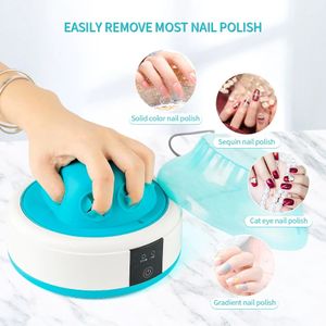 Nail Steam Remover Portable Automatic Electric Polish Gel Nails Steater Heater Cleaner Machine pour le salon de beauté Utiliser le vapeur à nœud
