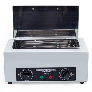 Nail Sterilizer NV-210 Dry Heat Sterilization Hoge temperatuur Desinfectiebox voor Manicure Salon Equipment Nail Metal Tool