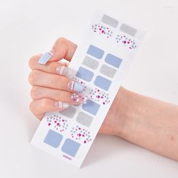 Autocollants pour ongles 22 embouts/feuille ongles solides et à motifs conçus feuille Art 2023 auto-adhésif Design minimaliste enveloppes bricolage