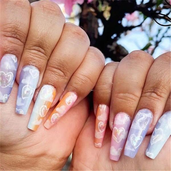 Adesivos de unhas moda feminina 5d em relevo transparente bolha adesivo auto adesivo arte diy plástico fosco manicure