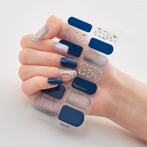 Autocollants pour ongles Quatre sortes 0f Dessins auto-adhésifs polonais colorés Bandes Ongles Autocollant Designer Accesoires