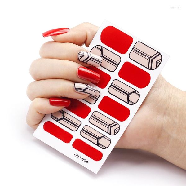 Nail Stickers Luxury Designs Polish DIY Art Décorations Pour Ongles Femmes Beauté Manucure Stickers