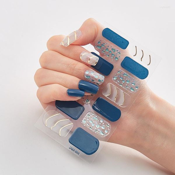 Autocollants pour ongles Trois sortes 0f Creative Women Salon Adesivos Tape Nails Art Décoration Sticker Designer