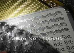 Nageltattoo quot18 goud 7 zilver 5 gekleurde quot metalen nagelstickers metallic wraps swirl ontwerpen sticker9404056