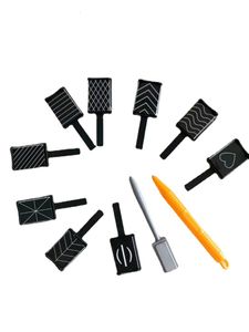 Traitements des ongles 11 pièces aimant yeux de chat fort effet magnétique pour 9D polissage multifonction stylo magnétique outils de décoration 230619