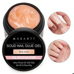 Traitements des ongles Makartt Glue de gel solide pour pointes douces