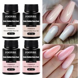 Nagelbehandelingen Witte glanzende kleur op rubber gebaseerde gel 35g nagelbenodigdheden gebruikt voor professionele glanzende roze camouflagekleurcoating zeepgel nagellak 230718