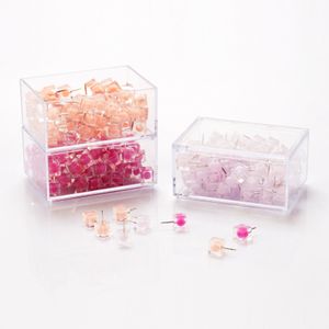 Nagels nieuwigheid tekenen schattige push pins duim voor kurkbord of reis wereldkaart kleurrijke roze tacks kantoor decoratieve 221130