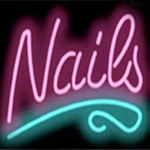 Ongles Spa Corde tube de verre Neon Light Sign Home Beer Bar Pub Salle de loisirs Game Lights Windows Glass Wall Signs 17 14 pouces223Q