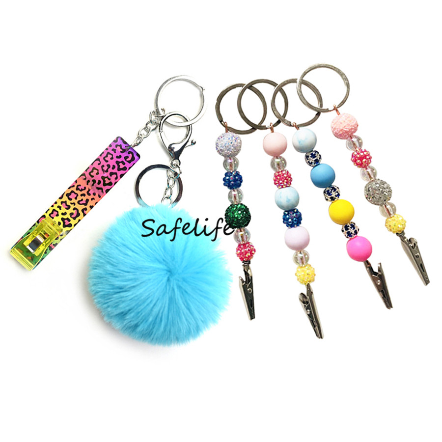 Tratamientos de uñas Bling Diamond Jewelry Key Chain Lady sujetador de uñas de lujo Helper para uñas largas Atm Card Grabber Roach Clippers