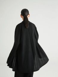Naizaiga 100 Merino Wool Superfijnwol Zwart blauw grijs Lange mouw Airconditioning Shirt Women Cardigans WLHL8