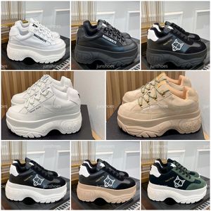 Naked Wolfe Femmes Sinner Sneaker Designer Warrior Cuir de veau en daim noir Sneaker Plate-forme de luxe Sportif extérieur Augmenter Chaussures Taille 35-40