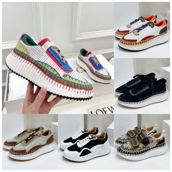 Nama Sneakers Designer Casual Shoes Casual Women Luxury Top-Feal-Tality Canvas Rainbow Sneaker Running Sports Trainer Zapato