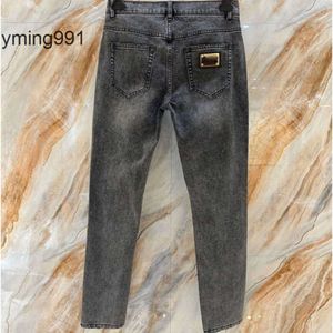 nameplate enim rippe esiner new washe trousers jeans pants 23 letters summer small feet slacks mens zipper access control Jeans